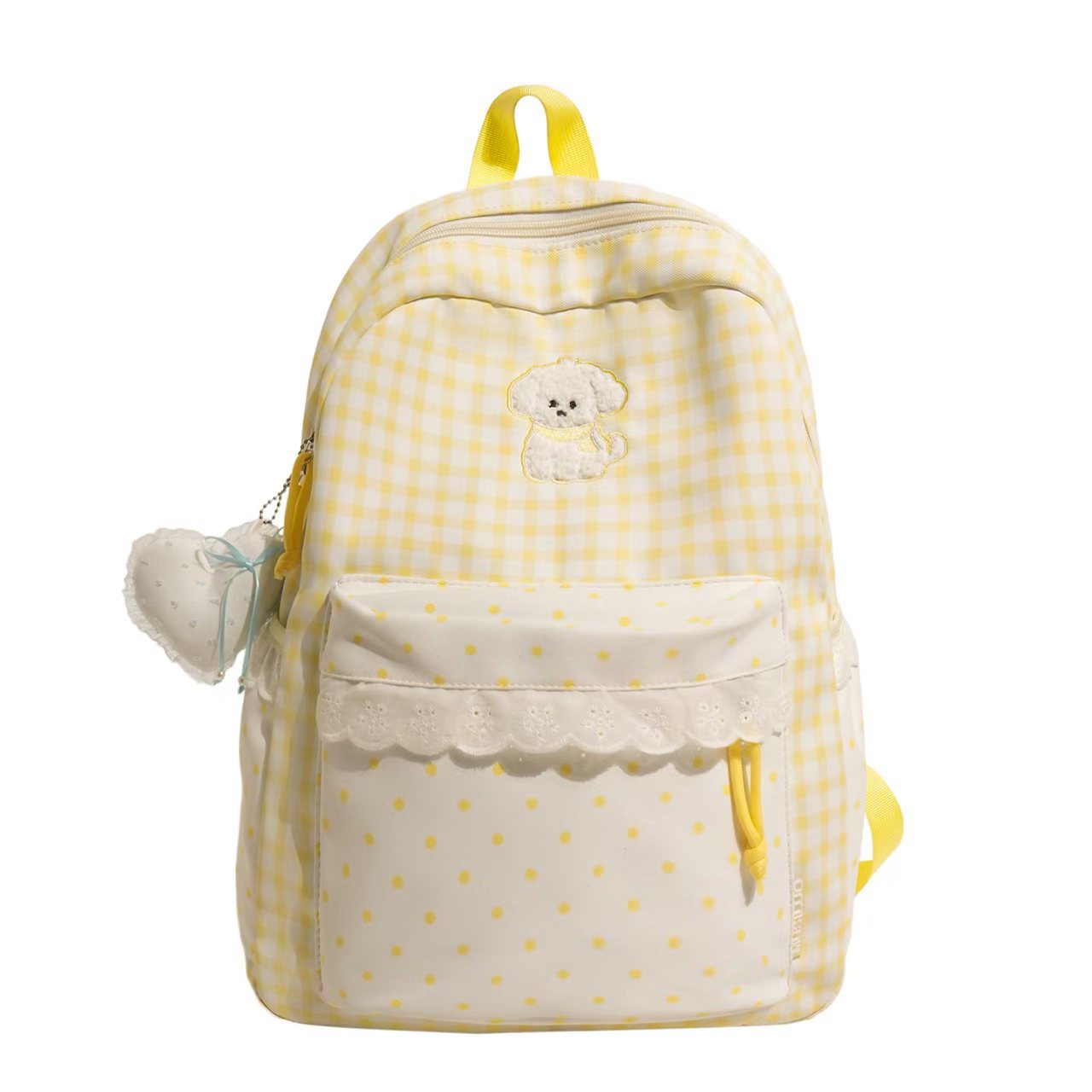 Verspielt gemusterter Rucksack Brehn