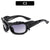 Modische Übergroße Schild Sonnenbrille