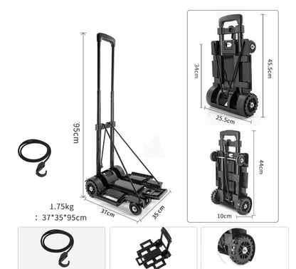 Heavy-Duty Doppelrad Klappwagen Brehn