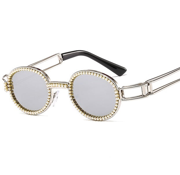 Damen modische Sonnenbrille mit glamourösem Rahmen Brehn