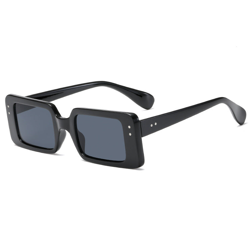 Damen modische quadratische Sonnenbrille mit modernem Design und UV-Schutz Brehn