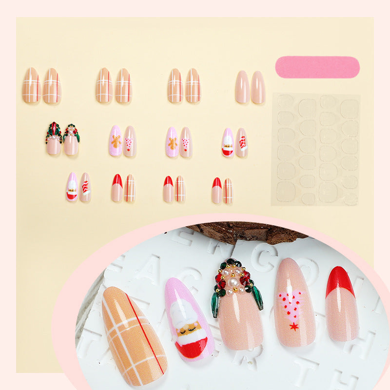 Kreatives Weihnachtskunstnagelset mit festlichen Motiven Brehn