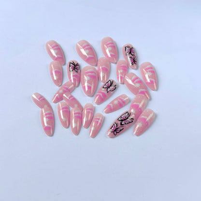 Künstlerisches Schmetterling Nail Art Set  1790958181