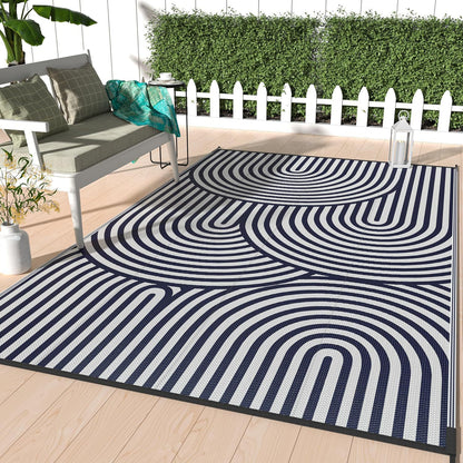 Geometrisch gemusterte Outdoor-Bereichsmatte