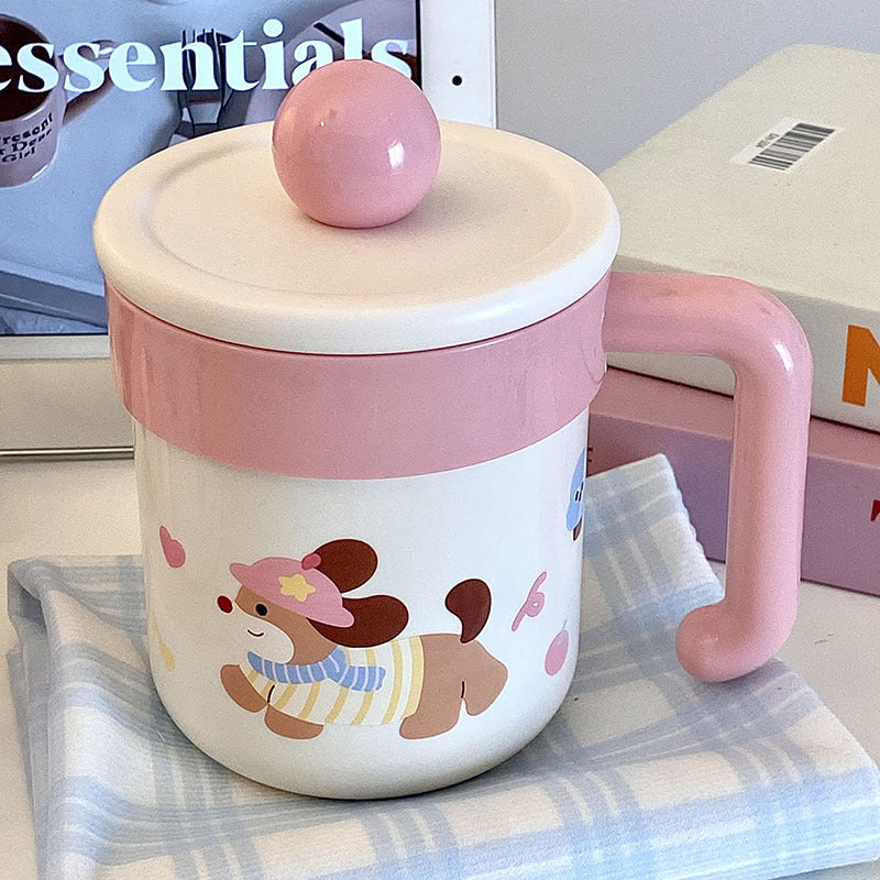 Kaffeebecher mit Verspieltem Hundemotiv Brehn