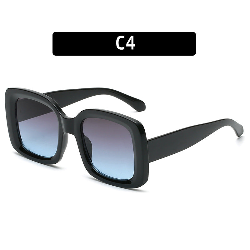 Oversized quadratische Sonnenbrille Moderner Look