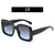 Oversized quadratische Sonnenbrille Moderner Look