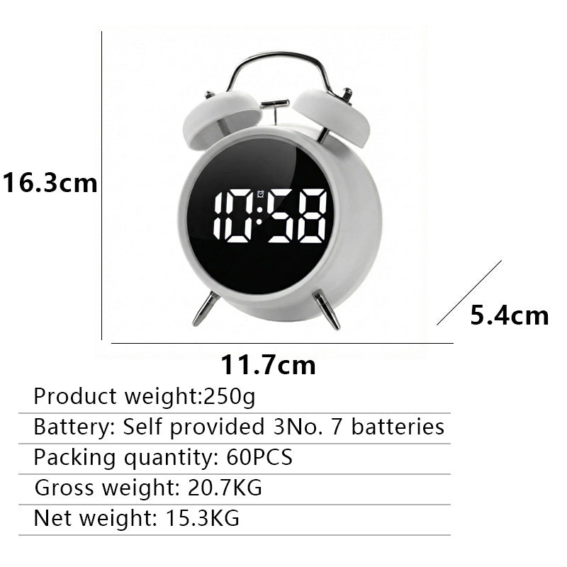 Digitaler Wecker mit Großem Led-Display und Dual-Alarmfunktion Brehn