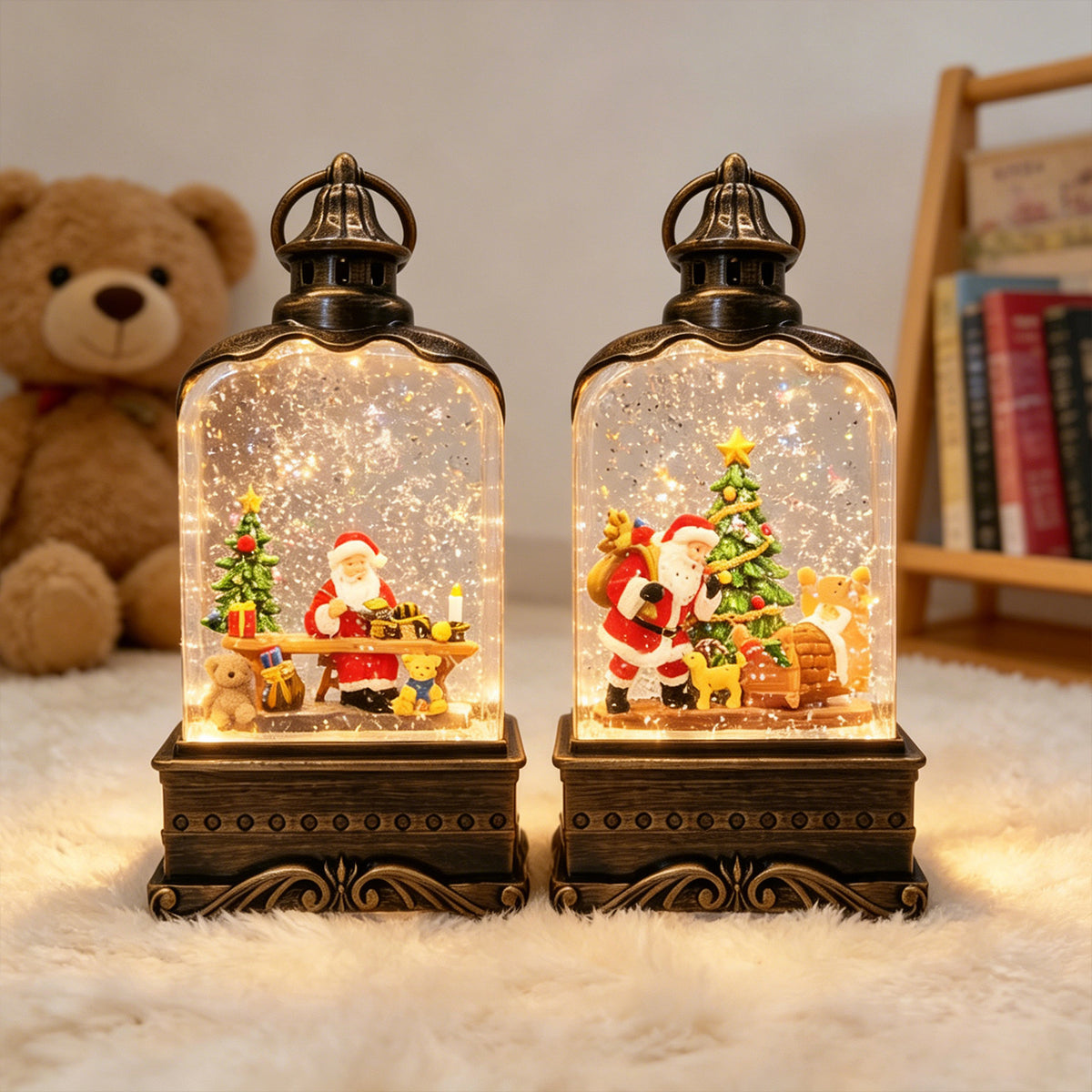 Lichterspiel Schneekugel Brehn