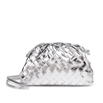 Texturierte Gewebte Handheld Clutch Brehn