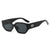 Retro-Inspirierte Katzenaugen-Sonnenbrille