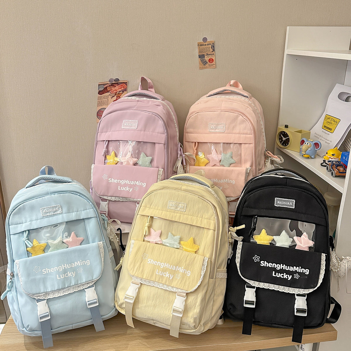 Transparenter Fenster-Rucksack Brehn