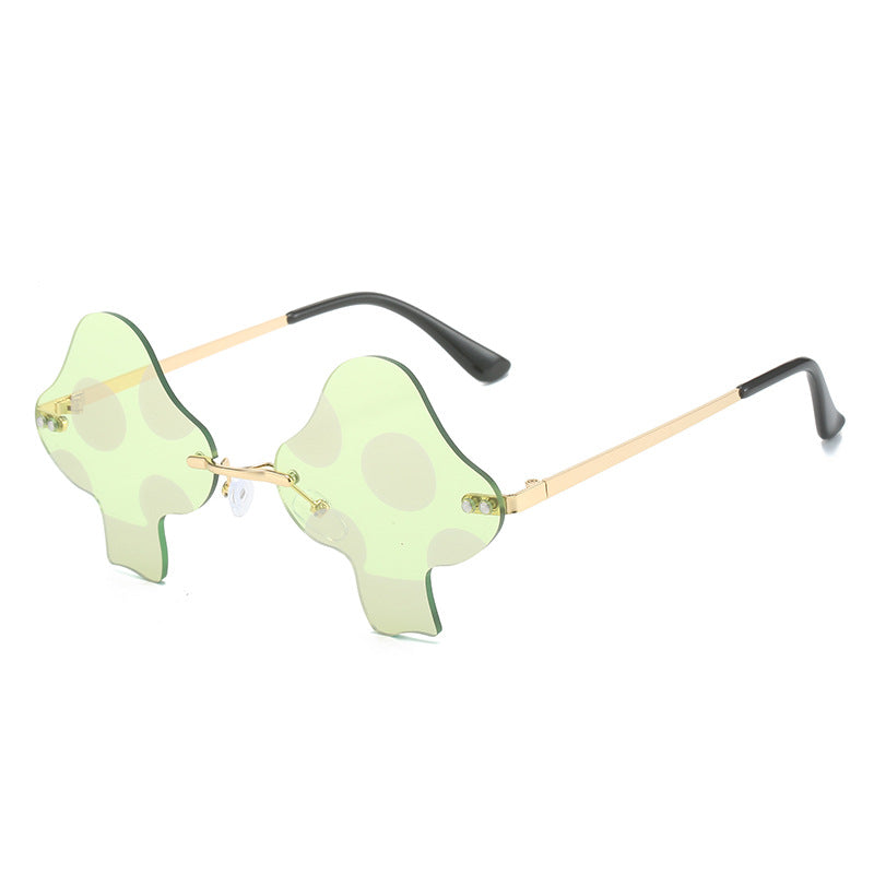 Einzigartige Übergroße Polka Dot Rahmen Sonnenbrille Brehn