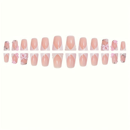 Dekorative florale Nagelkunstverlängerungen Brehn