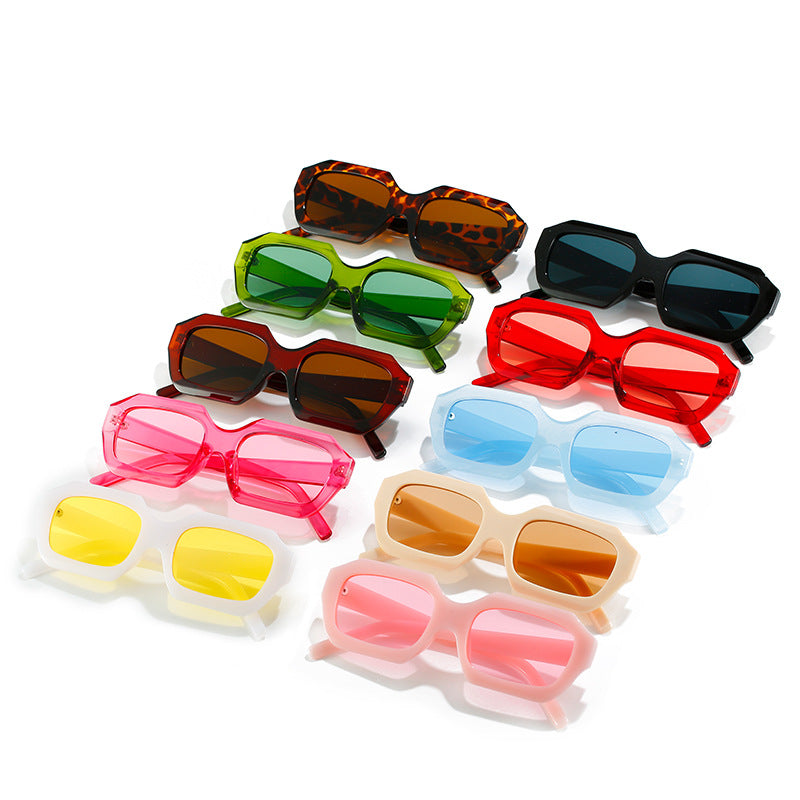 Damen modische Sonnenbrille im einzigartigen achtkantigen Design Brehn