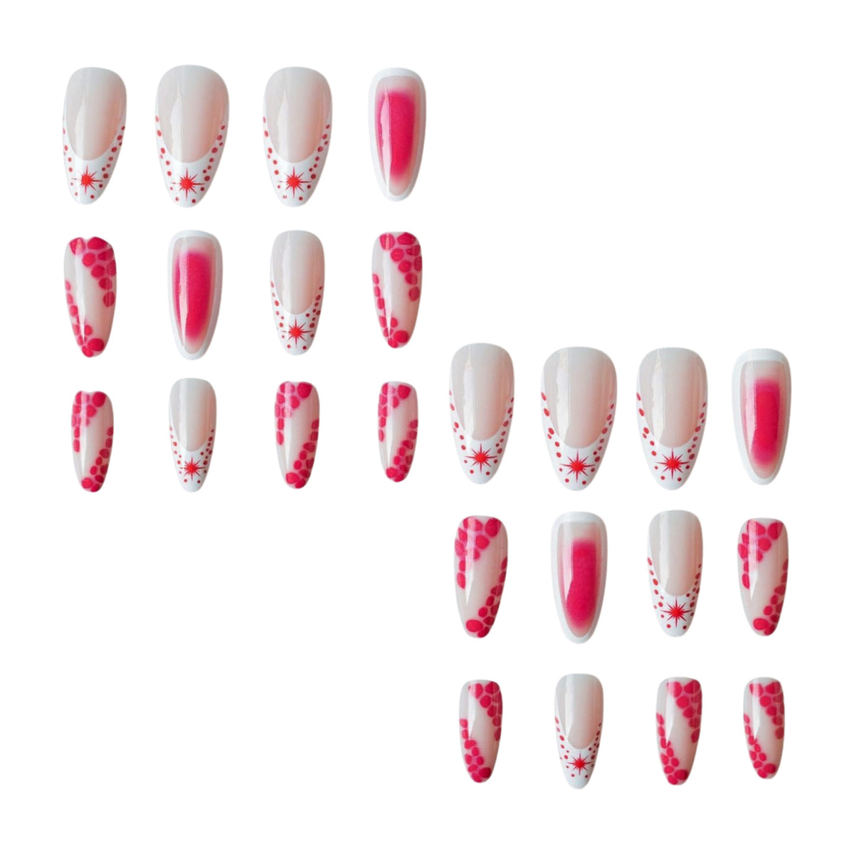 Künstlerische Gel-Nagelverstärkungen