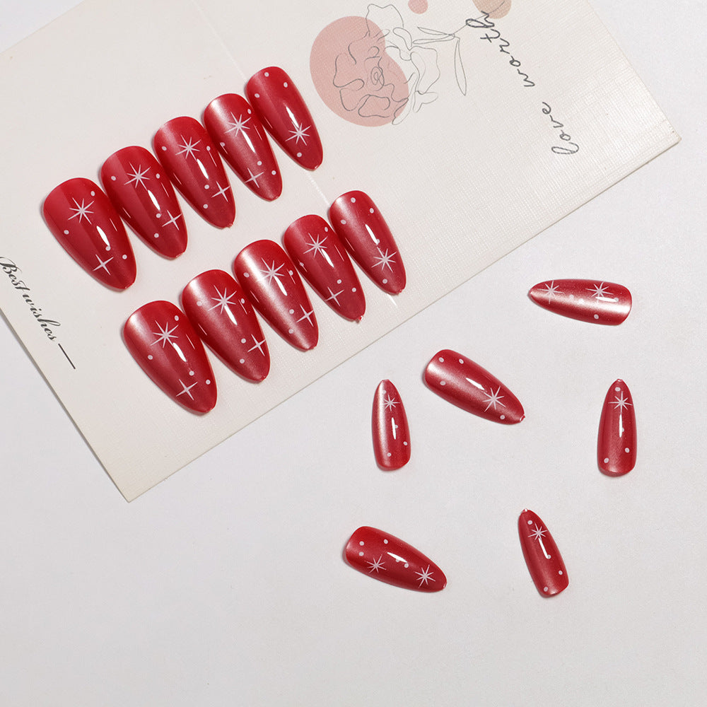 Glamorous Press-On Nail Design Brehn