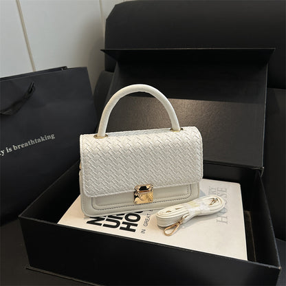 Gewebte Leder Handtasche