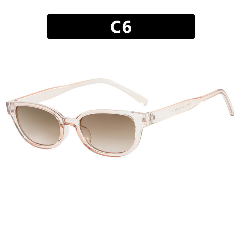 Damen modische Cat-Eye Sonnenbrille mit UV-Schutz und leichtem Rahmen Brehn