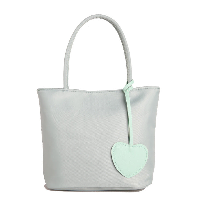 WoStylish Herz-geschmückte Alltags-Tote-Tasche Brehn