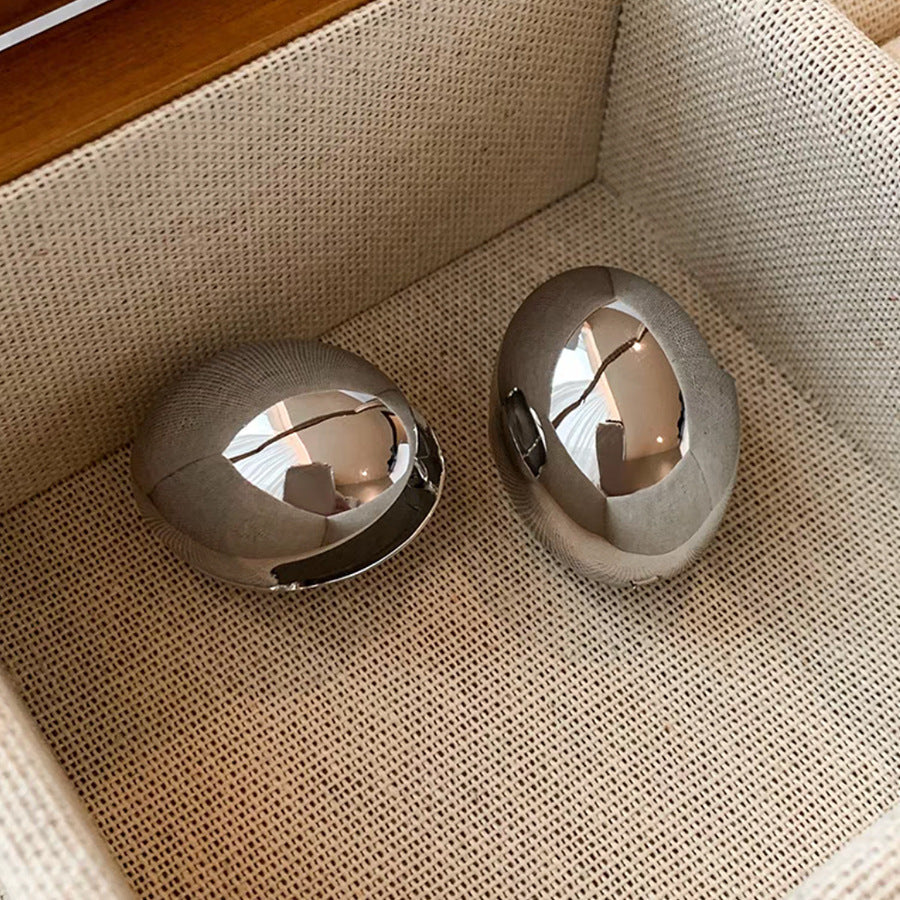 Stilvolle Edelstahl Ohrstecker Brehn