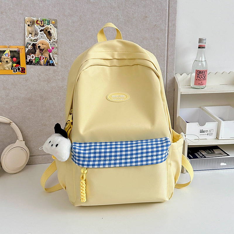Lässiger Mehrfach-Taschen Schulrucksack