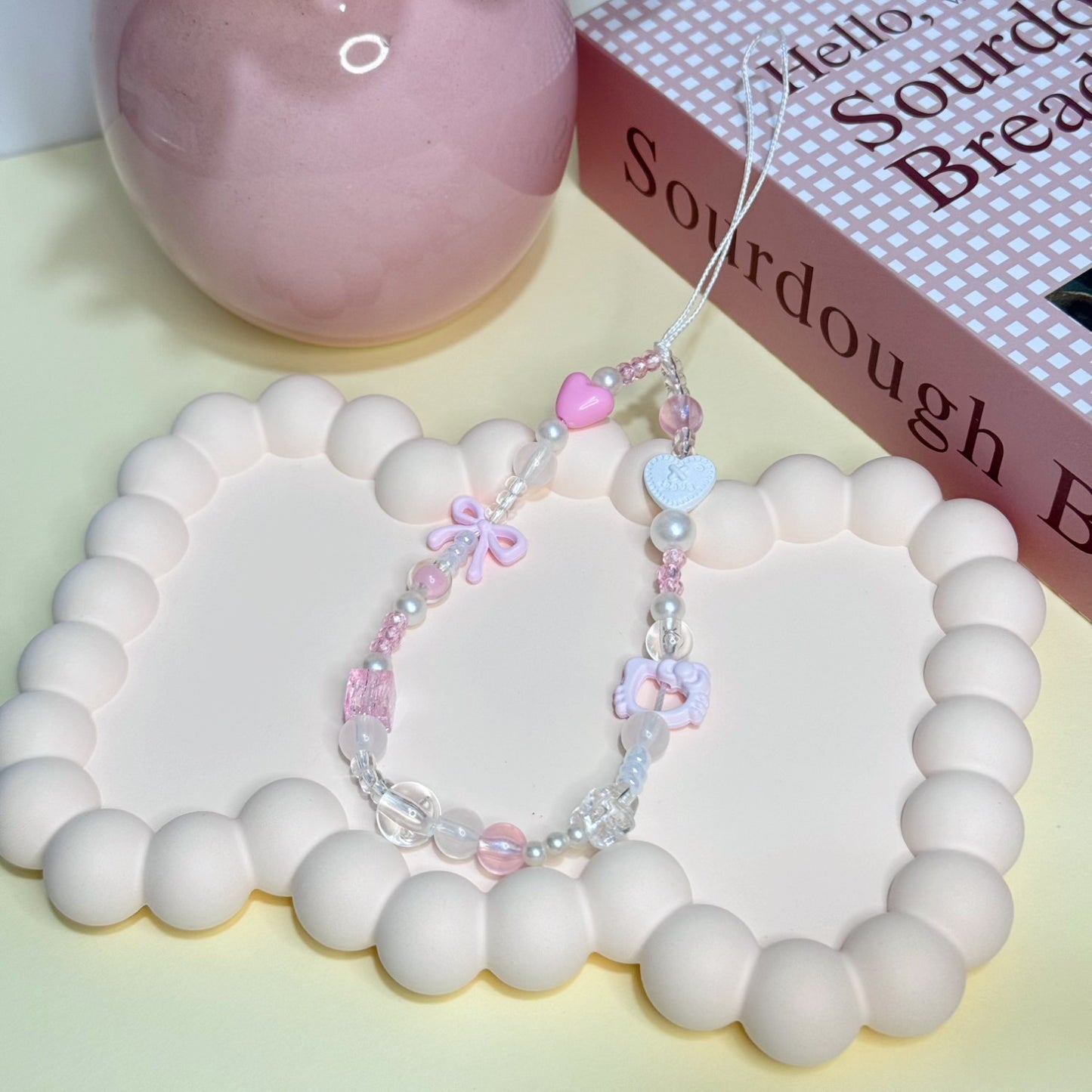 Charm Beaded Phone Halskette Brehn