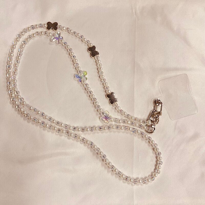 Eleganter Perlen Charm Brillenhalter Brehn
