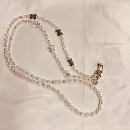 Eleganter Perlen Charm Brillenhalter Brehn