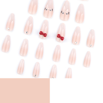 Kunstvolle Nagelkunst mit charmanten Katzenmotiven Brehn