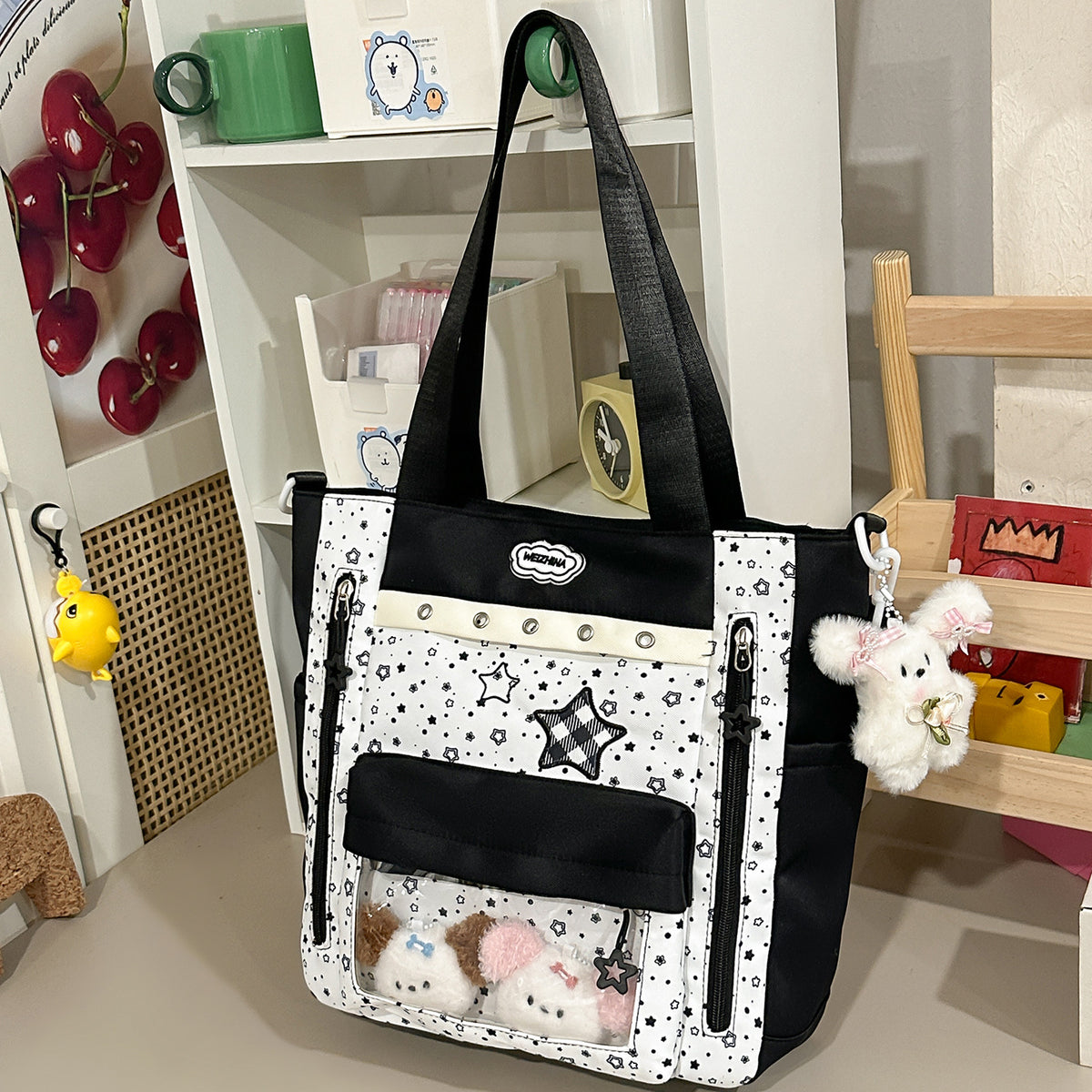 Transparente Taschen-Rucksack Brehn