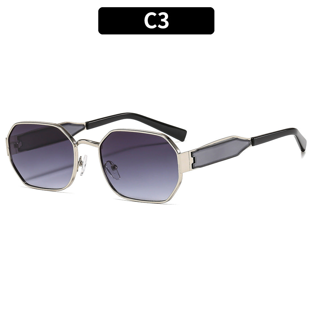 Stylische hexagonale Rahmen-Sonnenbrille