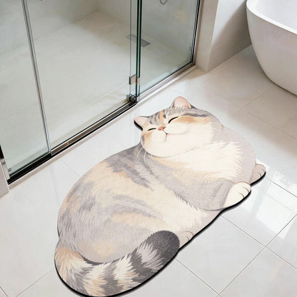 Katzen-Themen Plüsch-Badevorleger Brehn