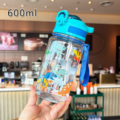Damen Kindgerechte Trinkflasche mit Dinosaurier-Motiv Brehn