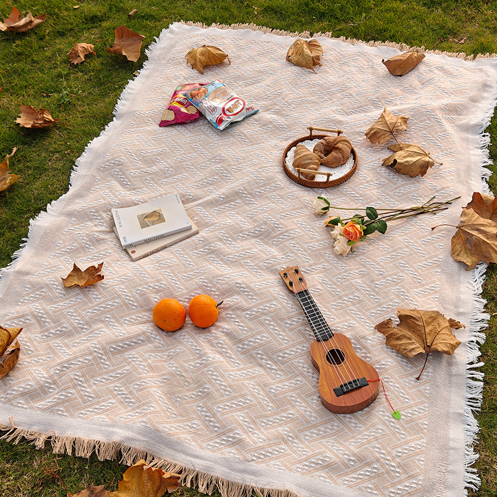 Gemütliche Outdoor-Picknickdecke
