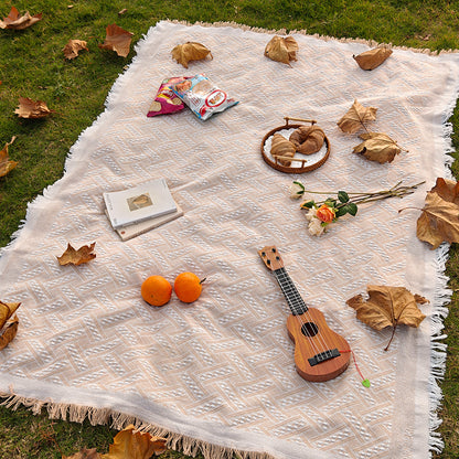 Gemütliche Outdoor-Picknickdecke