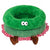 Fluffiger Frosch-Themen-Hundebett