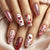 Herz-Themen Dekorative Press-On Nagelkunst Brehn