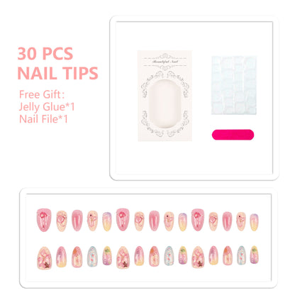 Artisanale Druck-Nagelspitzen Set