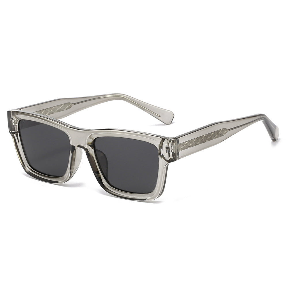 Damen Sonnenbrille im urbanen, kantigen Design mit metallischen Akzenten Brehn