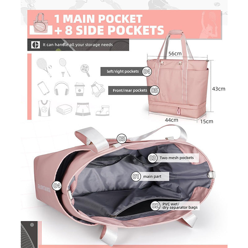 Sportliche Tennis- und Freizeit-Tasche Brehn