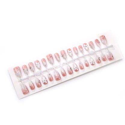 Elegante Blumen Press-On Nagelset Brehn 1790636554