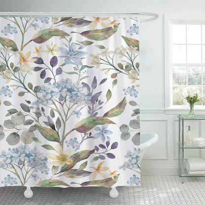 Florale Kunst Duschvorhang Brehn