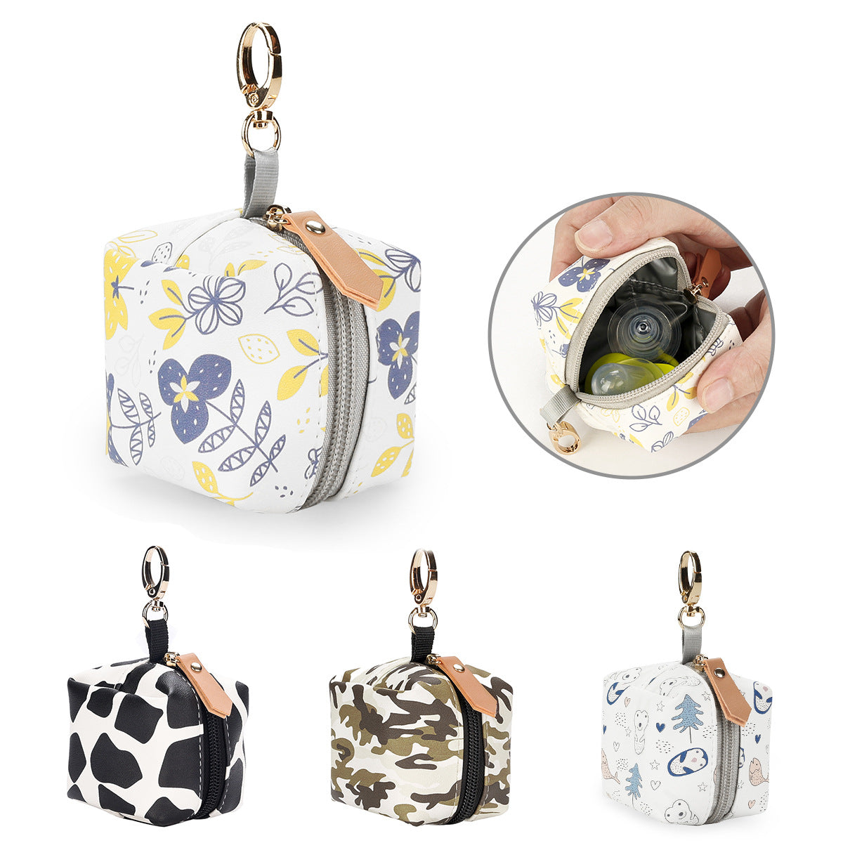 Stylische Schlüsselanhänger-Tasche Brehn