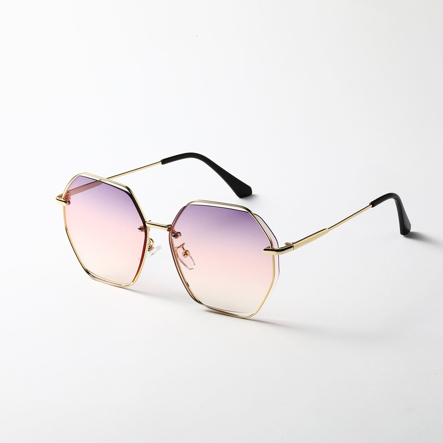 Damen modische achteckige Sonnenbrille mit elegantem Rahmen Brehn
