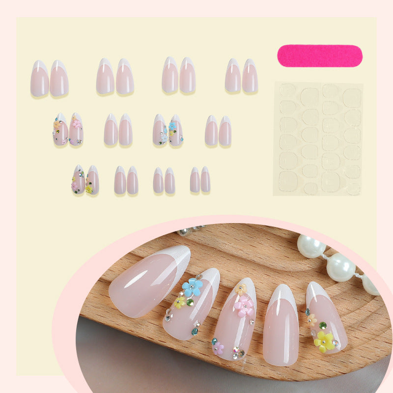 Dekoratives Floral Press-On Nail Set Brehn 1788495731