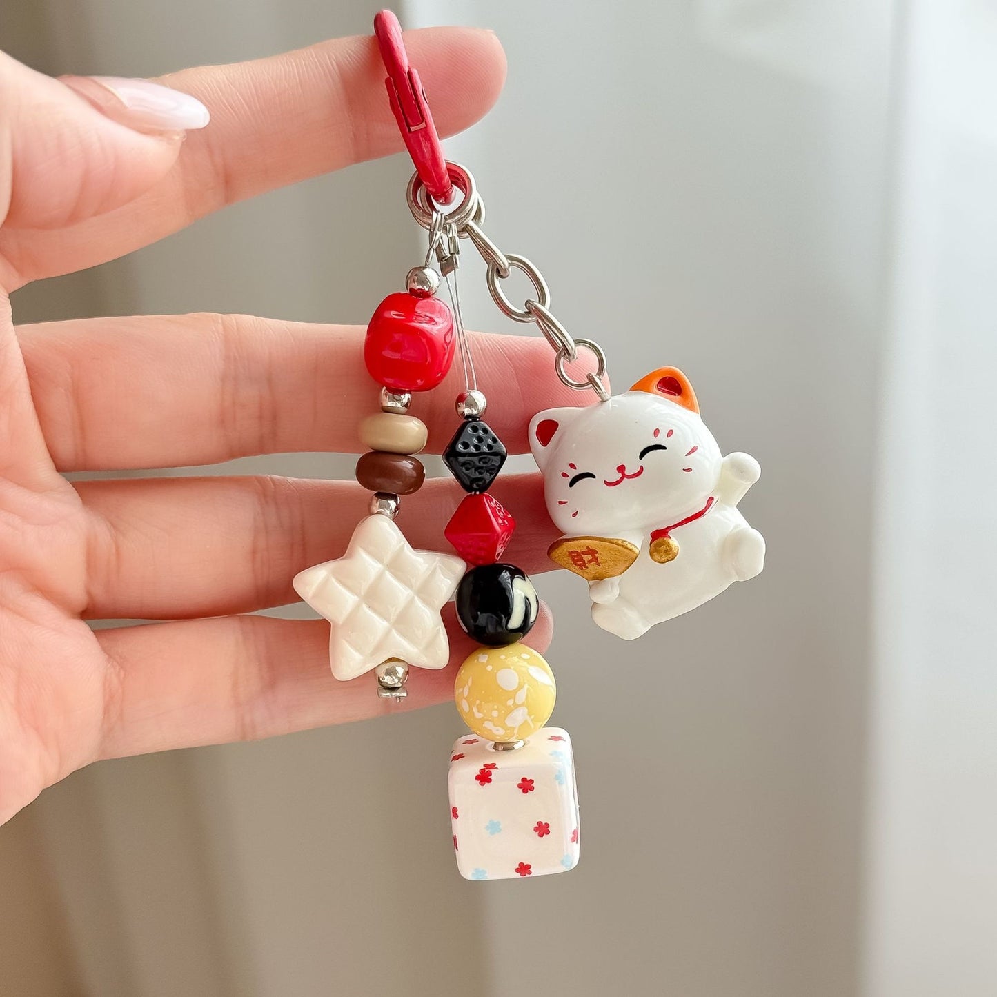 Schlüsselanhänger mit Niedlichem Katzenmotiv Brehn