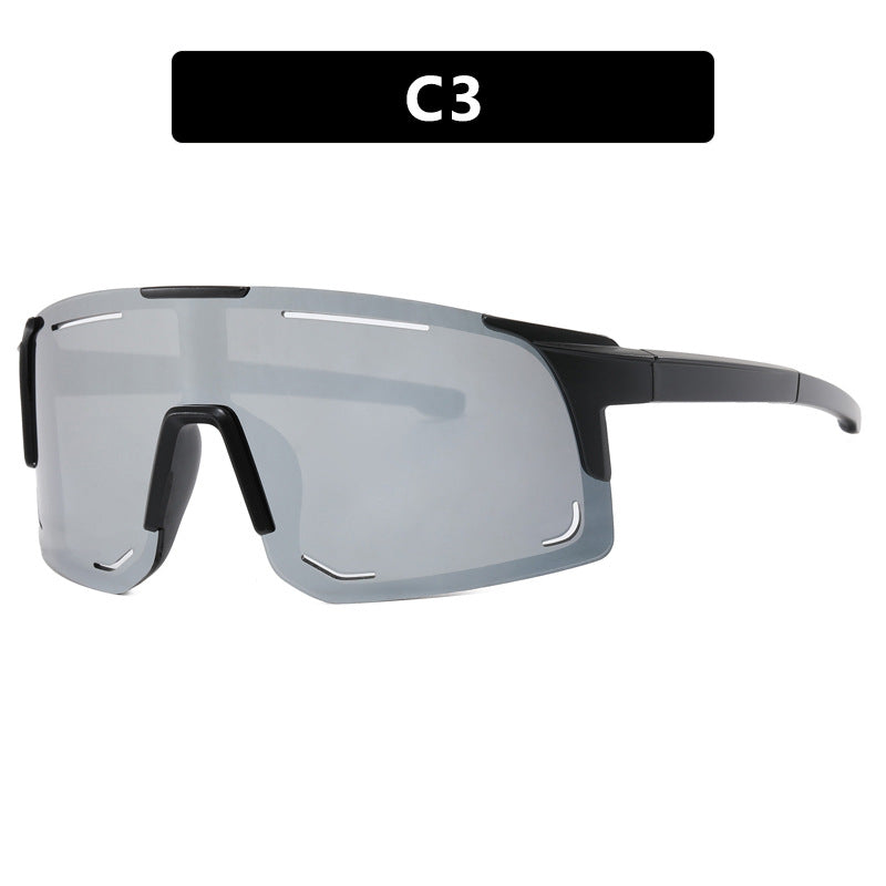 Damen sportliche Sonnenbrille mit integriertem UV-Schutz und großem Sichtfeld Brehn