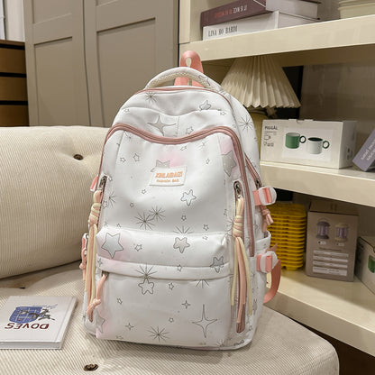 Stilvolle Stern-verzierte Schul-Rucksack Brehn