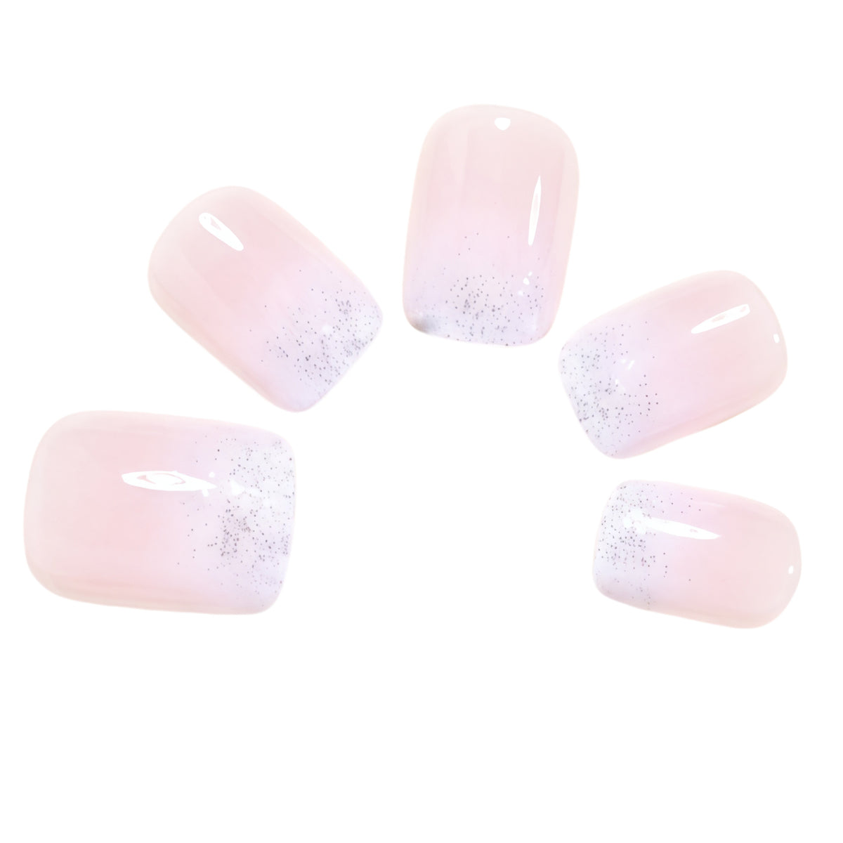Glitter Gradient Press-On Nagelset Brehn